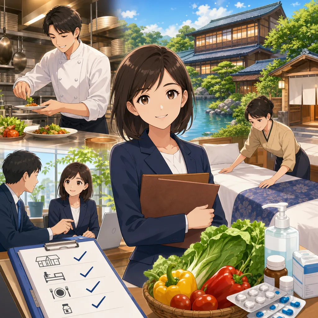 飲食店・旅館業の許認可前に直す表示と薬事表現
